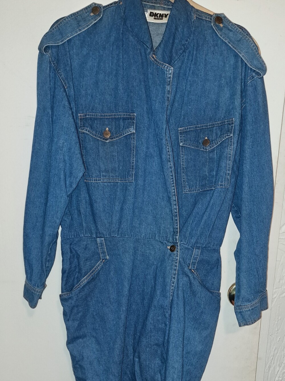 DKNY Classic Blue Denim Dress